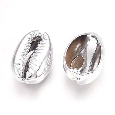 Electroplated Shell Beads BSHE-O017-13P-1
