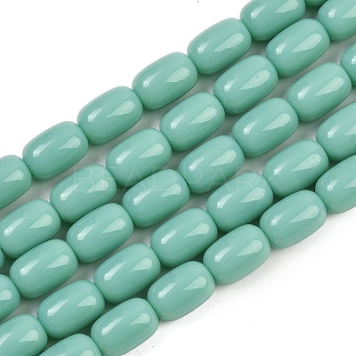 Opaque Glass Beads Strands GLAA-Z015-02B-1
