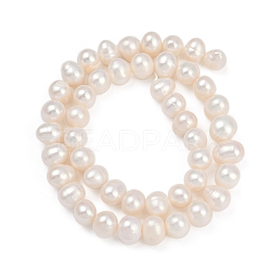 Natural Cultured Freshwater Pearl Beads Strands PEAR-I007-07J-02A-1