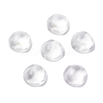 Transparent Resin Cabochons GGLA-G021-01-1