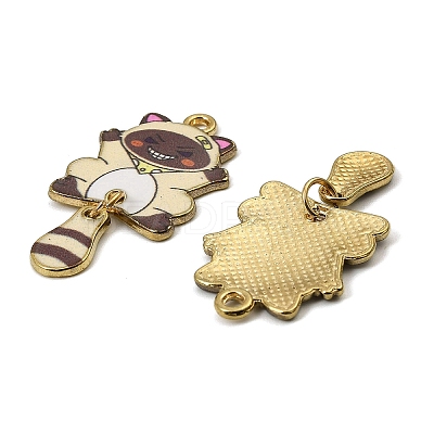 Alloy Enamel Pendants FIND-I064-03G-02-1