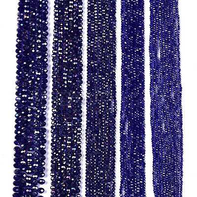 Electroplate Glass Beads Strands LS-EGLA-A044-T3mm-B06-1