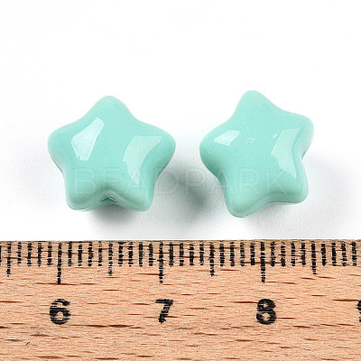 Opaque Acrylic Beads SACR-T017-37A-1