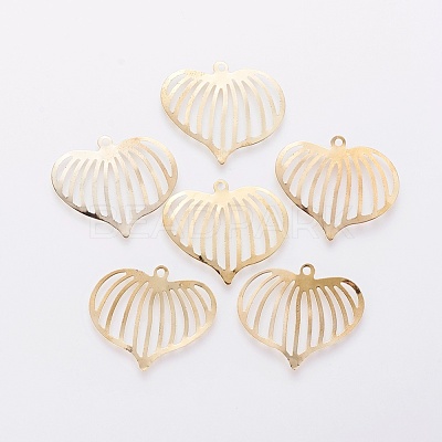 Iron Filigree Pendants X-IFIN-F158-48G-1