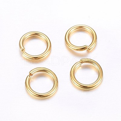 304 Stainless Steel Open Jump Rings X-STAS-O098-02G-16-1