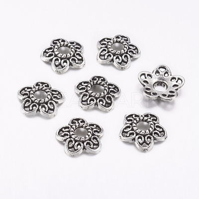 Tibetan Style Alloy Bead Caps LF10597Y-NF-1