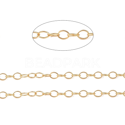Yellow Gold Filled Cable Chains CHC-M023-04G-1