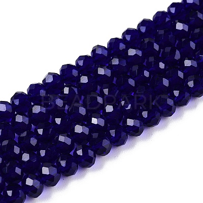 Glass Beads Strands EGLA-A044-T4mm-D06-1