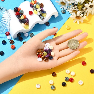 30Pcs Resin Beads RESI-YW0004-32A-1