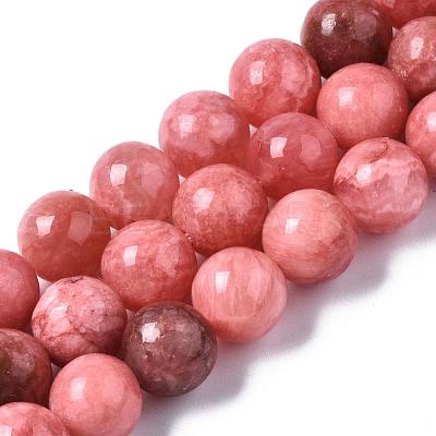 Natural Chalcedony Beads Strands G-S333-10mm-007-1