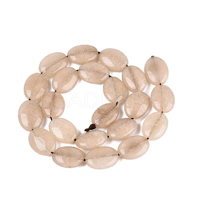 Dyed Natural White Jade Beads Strands G-N370-01A-14-1