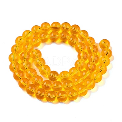 Transparent Glass Beads Strands X-GLAA-T032-T8mm-11-1