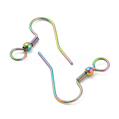 304 Stainless Steel Earring Hooks STAS-B047-30MC-1