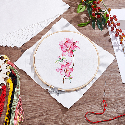 Cotton Embroidery Fabric DIY-WH0589-99-1
