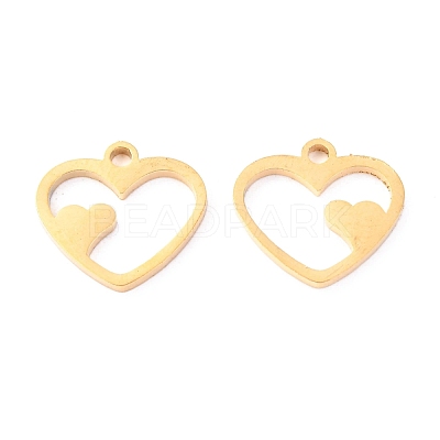 304 Stainless Steel Charms STAS-O142-42G-1