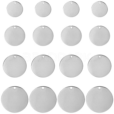 304 Stainless Steel Stamping Blank Tag Charms STAS-CJ0002-01-1