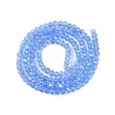 Electroplate Glass Beads Strands EGLA-A044-T2mm-L14-1