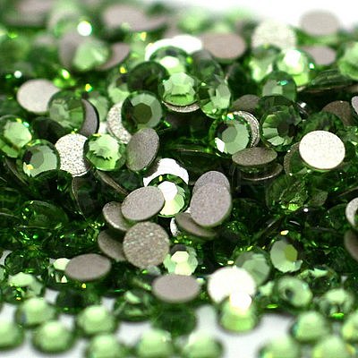 Glass Flat Back Rhinestone RGLA-C002-SS12-214-1