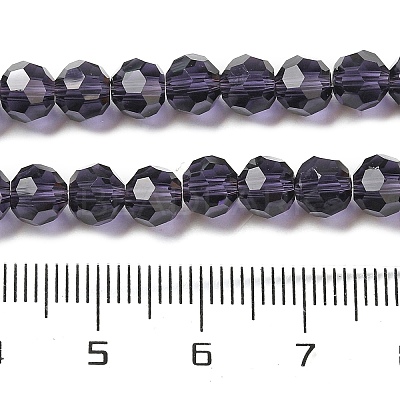 Transparent Glass Beads EGLA-A035-T6mm-D15-1