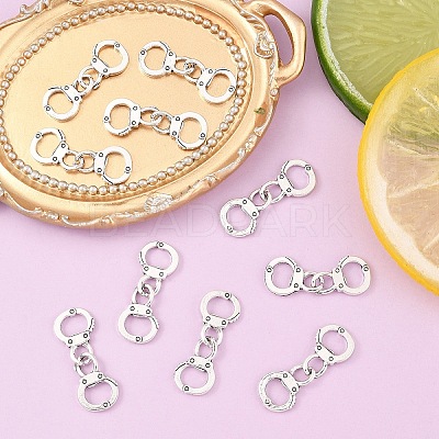 10Pcs Tibetan Style Alloy Links/Connectors TIBE-YW0001-91-1