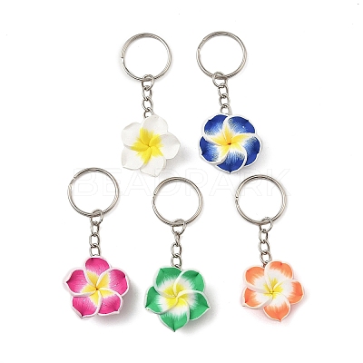 Polymer Clay Pendant Keychains X-KEYC-JKC01376-1