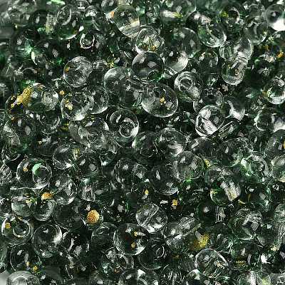 6/0 Spray Paint Fringe Glass Seed Beads SEED-H003-11I-1