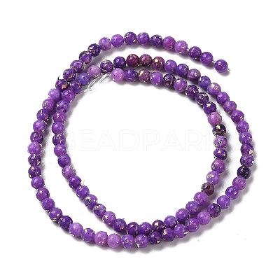 Assembled Natural Dolomite and Synthetic Opal Beads Strands G-Q017-G06-01C-1-1