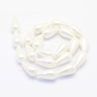 Shell Pearl Beads Strands BSHE-P024-06-1