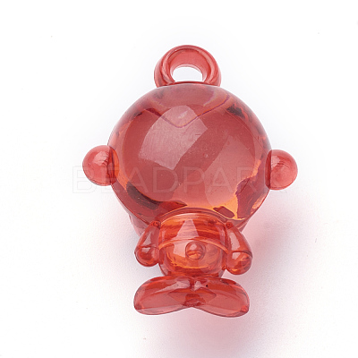 Transparent Acrylic Pendants TACR-T002-12-1