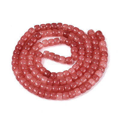 Ombre Effect Dyed Glass Beads Strands X-GLAA-Q106-05B-A08-1
