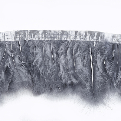 Turkey Feather Fringe Trimming FIND-T037-03B-1