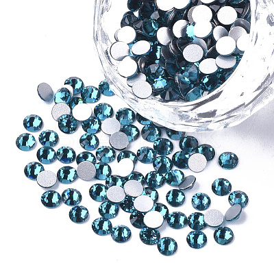 Glass Flat Back Rhinestone Cabochons RGLA-S002-12SS-11-1