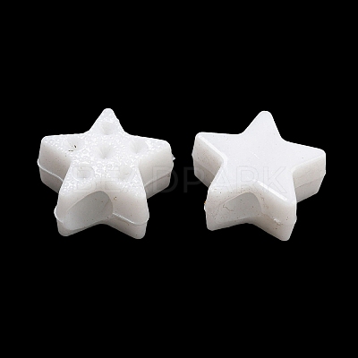 Opaque Acrylic Bead Rhinestone Settings SACR-L007-034-1