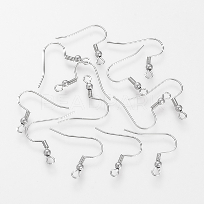 Tarnish Resistant 304 Stainless Steel Earring Hooks X-STAS-S066-11-1