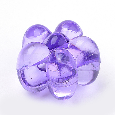 Transparent Acrylic European Beads TACR-S144-14-1