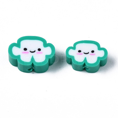 Handmade Polymer Clay Beads X-CLAY-N008-033B-1
