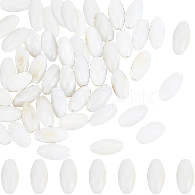 100Pcs Dyed Natural Shell Beads BSHE-SC0001-14-1