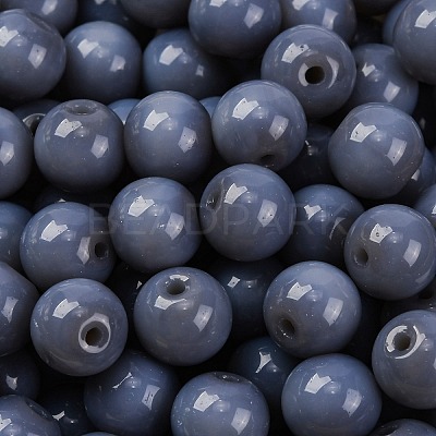 Opaque Colours Glass Seed Beads SEED-Z004-P8MM-09-1