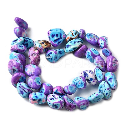 Dyed Natural Magnesite Beads Strands G-L617-A01-02-1