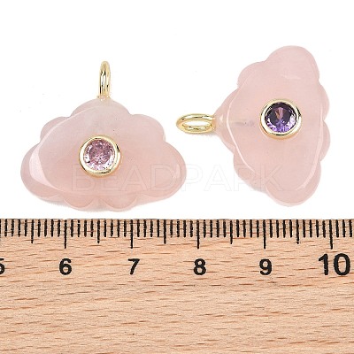 Natural Rose Quartz Pendants GG-CBA5B00-01G-04-1