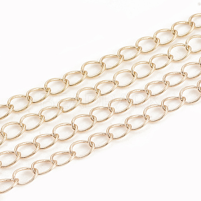 Soldered Brass Curb Chains CHC-S003-06G-1