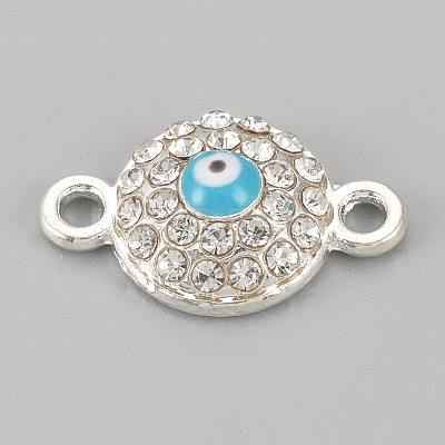 Alloy Rhinestone Links connectors ALRI-S170-25S-1