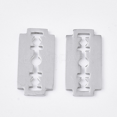 Tarnish Resistant 201 Stainless Steel Filigree Joiners X-STAS-N088-08-1