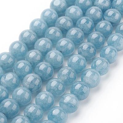 Natural Quartz Beads Strands X-G-O047-07-8mm-1