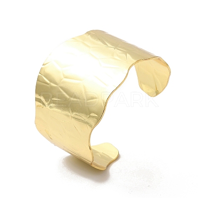 Rack Plating Brass Cuff Bangles BJEW-A137-05G-1