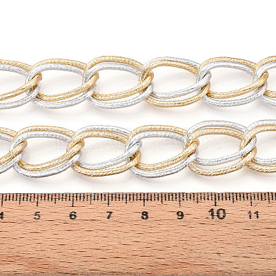 Aluminium Double Curb Chains CHA-N004-12PG-1