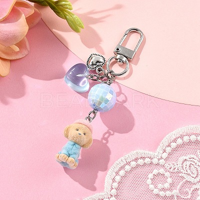 Animals Resin & Acrylic Pendant Decorations KEYC-YW00189-05-1