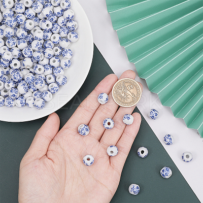 200Pcs Handmade Porcelain Beads PORC-CA0001-14-1
