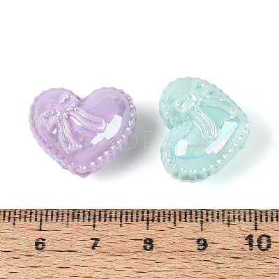UV Plating Opaque Acrylic Beads SACR-T018-07M-1