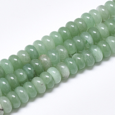 Natural Green Aventurine Beads Strands G-T122-02G-1
